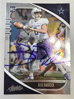 Ben DiNucci Signed Card with COA