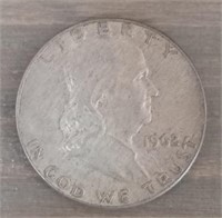 1962 Silver Ben Franklin Half Dollar