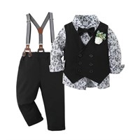 YALLE Toddler Boy’s 6PCS Gentleman Outfit