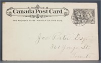 Canada 1897 One Cent Postal Stationery Card