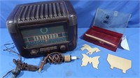 Vintage GE Radio (cord needs replaced)& more