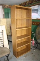 Tall Bookshelf, Veneer 29.5 x 12 x 71H