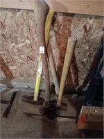 Picks, axes, & sledge hammer