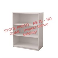 Style White 3-Shelf Bookcase