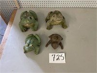 CEMENT FROGS - ONE CAST IRON
