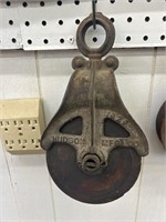 Antique pulley