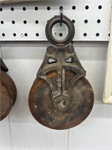 Antique pulley