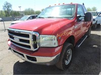 2005 Ford F-250 1FTSX21Y05EC70103 Red