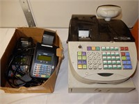 ROYAL 601SC CASH REGISTER AND CREDIT CARD MACHINE