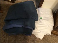 comforter & mattress pad