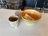 Pottery Bowl & Miscellaneous