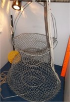 Wire Collapsible Live Fish Basket & Scoop