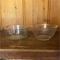 (2) Pyrex Glass Bowls