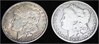 1900 & 1901-O Morgan Silver Dollars