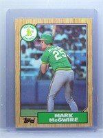 Mark McGwire 1987 Topps Rookie