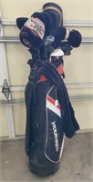 Golf Clubs And More In Golf Bag
