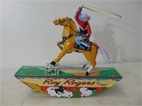 Cool Old Tin Roy Rogers Rocking Horse Toy