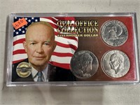 3PC IKE DOLLARS OVAL OFFICE COLLECTION