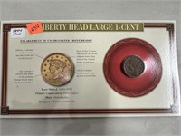 1844 LARGE CENT COIN