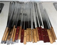 Lot of Barbecue Skewers