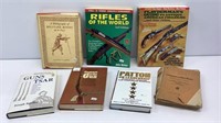 Lot of 7 Military and gun books  condition as