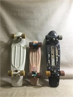 3 Vintage Skateboards
