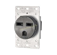 Leviton $24 Retail 30 amps 250 V Black Outlet