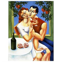 Yuroz, "Toast To Love" Hand Signed Limited Edition