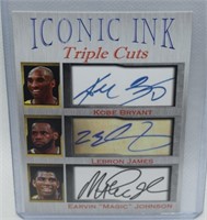 Iconic Ink Triple Cuts Kobe Bryant/Lebron James/