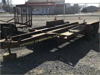 12 & 12/'FT TANDEM AXLE TRAILER W/ 4FT RAMPS