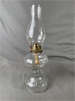 Glass Pedestal Oil Lamp
