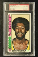 Corky Calhoun PSA 8 Graded 1976 Topps Basketball C