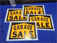 4 Garage Sale Signs