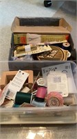 2 Small Sewing Boxes