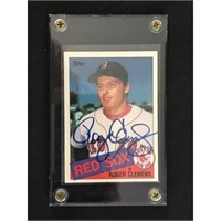 Roger Clemens Signed Rookie Card