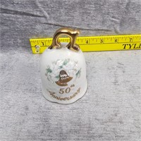 50th Anniversary Porcelain Bell