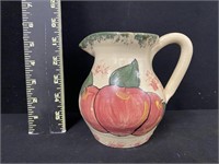 Richard Kale Apple Spongware Pottery Pitcher