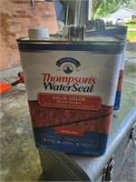 2 Thompson waterseal Sedona red 1 gal each