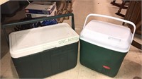 Coleman cooler, Rubbermaid cooler both are nice