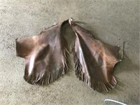 Leather Chaps c/w Zippers