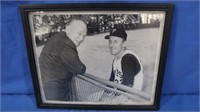 Framed 1968 Post Gazette Pirate Photo