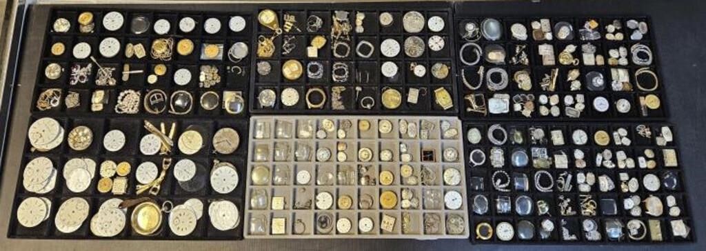 Wrist Watch Parts Lot Collection