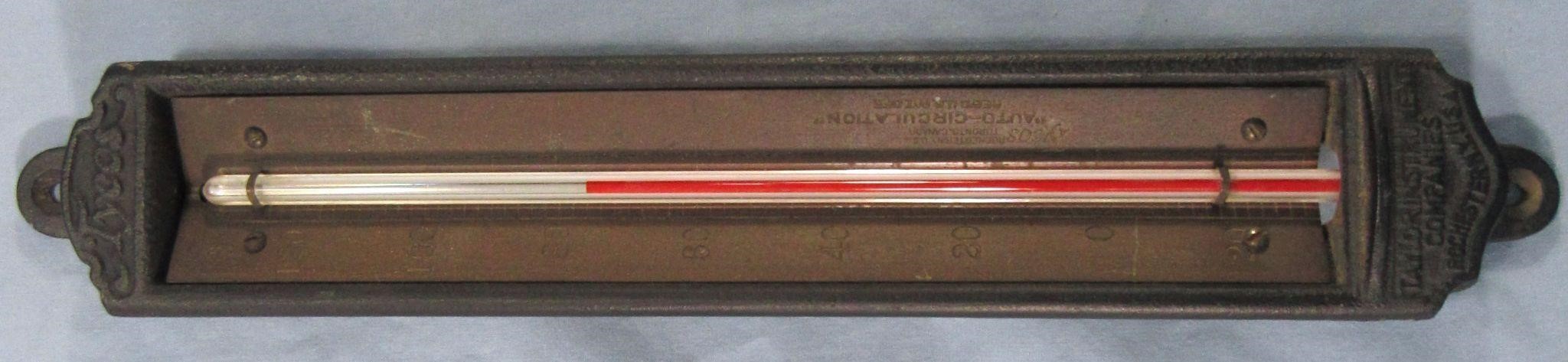 TAYLOR INSTRUMENT CAST IRON THERMOMETER