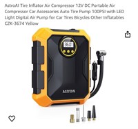 AstroAl Tire Inflator Air Compressor 12V