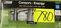 Feit electric 60W replacement conserv energy 4pk