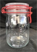 Le Parfait Super Glass Jar Red Clasp