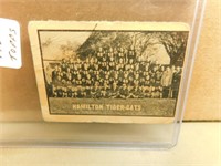 1962 Topps Hamilton Tiger Cats Team CFL Card