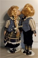 Kissing Porcelain Dolls