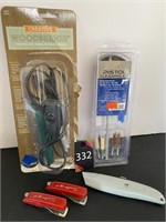 Creative Wood Burner, Pistol Cleaning Kit & Misc