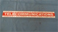 plexiglass CN telecommunications signs